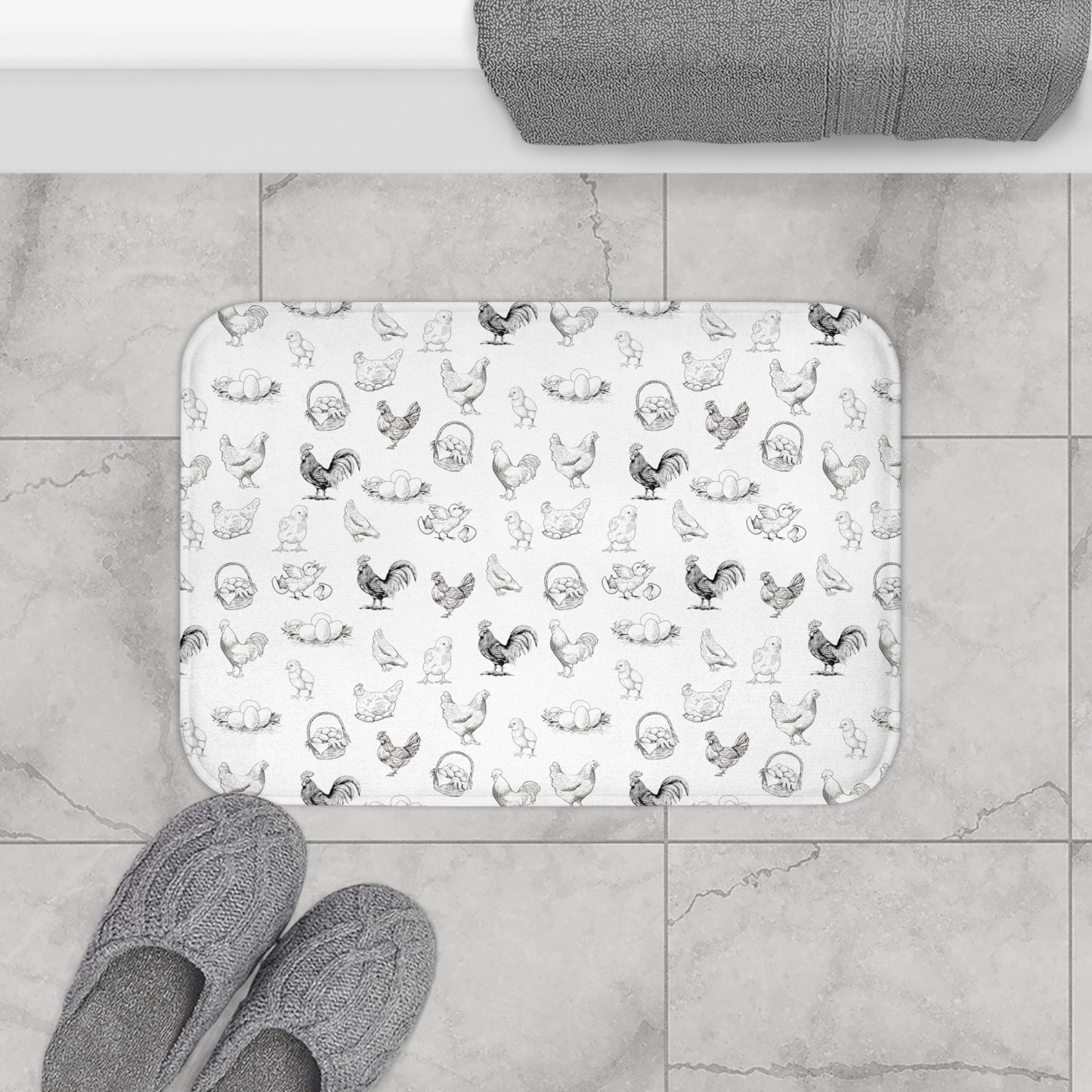 Hen Haven Bath Mat