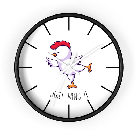 Wing it Wall Clock