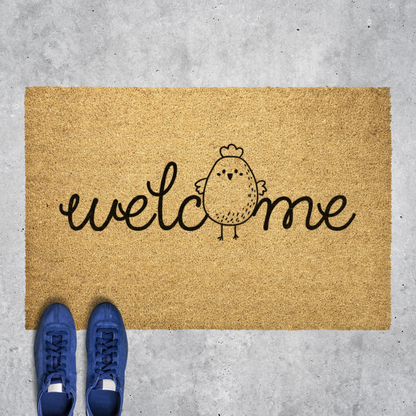 Cutie Welcome Mat