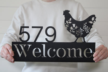 Floral Chicken Address